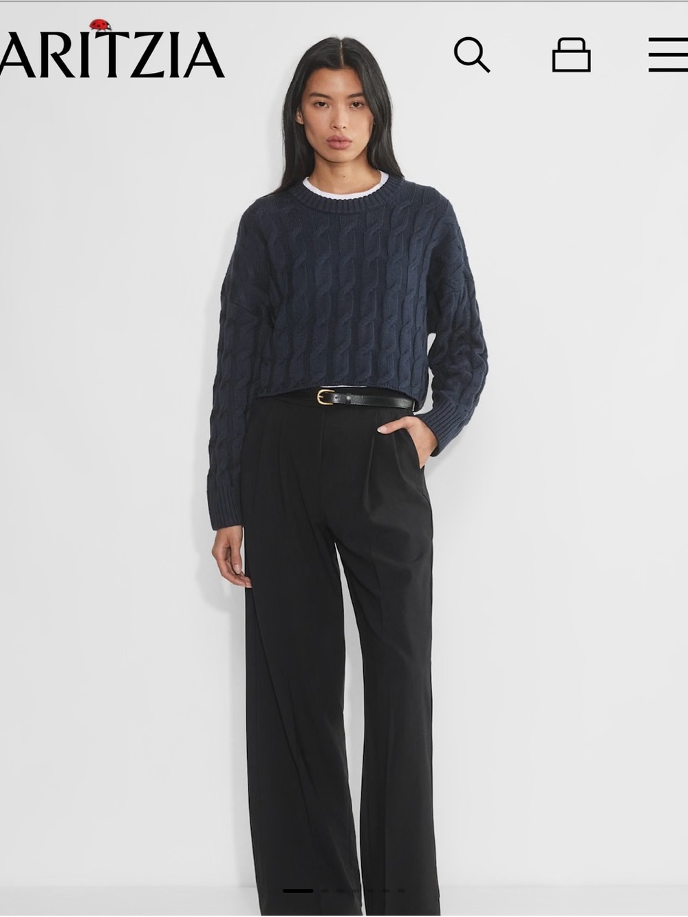 Aritzia Babaton
Glory Merino Wool Sweater Size Small